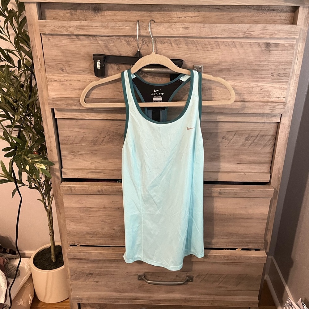 Nike Women's Aqua Blue Tank Top